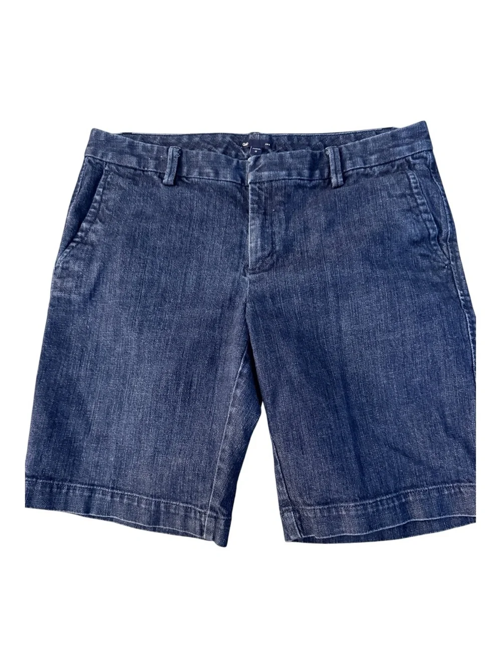 Gap women’s Classic Denim Bermuda Shorts denim, beach, eclectic grandpa, cozy 12